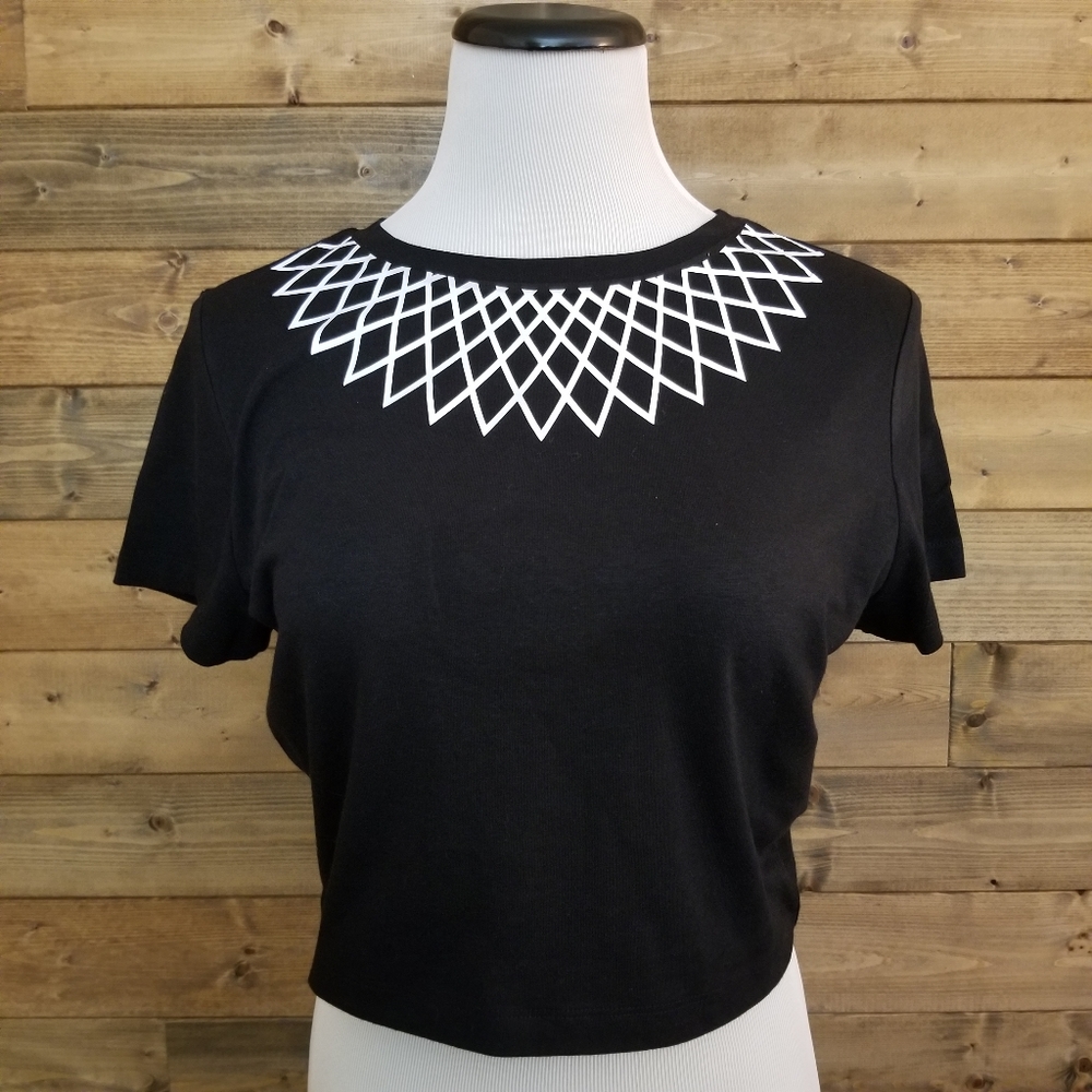 Ruth Bader Ginsberg RBG - I Dissent Collar Crop T